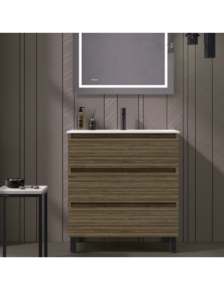 Meuble vasque 3 tiroirs Ribons Orosi / Élégance et rangement
