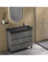 Meuble vasque 3 tiroirs Marquina  Orosi / Élégance et rangement