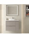 MEUBLE VASQUE SUSPENDU 2 TIROIRS+PORTE FINITION CAIRO   KULA  DUPLACH