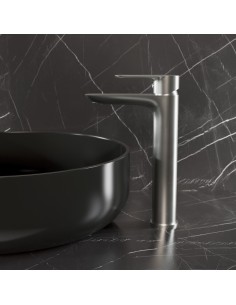 MITIGEUR LAVABO HAUT CASSIO TITANE 2