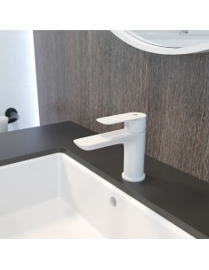 MITIGEUR LAVABO CASSIO BLANC 2