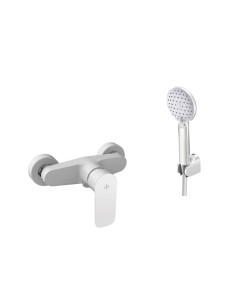 MITIGEUR DOUCHE AVEC KIT CASSIO BLANC