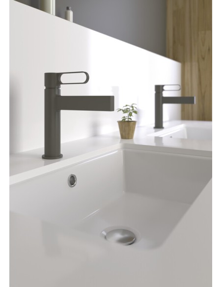 MITIGEUR LAVABO DIOR TITANE