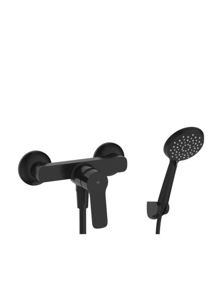 MITIGEUR DOUCHE AVEC KIT RHIO NOIR