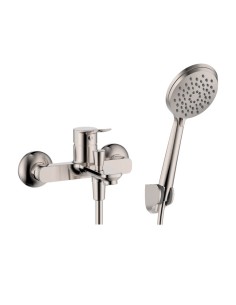 MITIGEUR BAIN AVEC KIT DOUCHE RHIO NICKEL