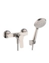 MITIGEUR DOUCHE AVEC KIT DOUCHE RHIO NICKEL