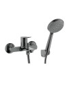 MITIGEUR BAIN AVEC KIT DOUCHE RHIO TITANE