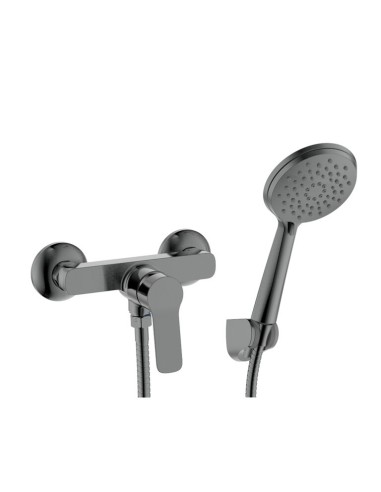 MITIGEUR DOUCHE AVEC KIT DOUCHE RHIO TITANE