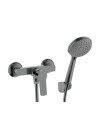 MITIGEUR DOUCHE AVEC KIT DOUCHE RHIO TITANE