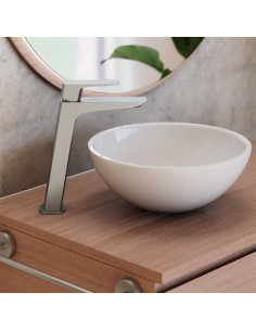 MITIGEUR MARRIOT LAVABO HAUT NICKEL 2