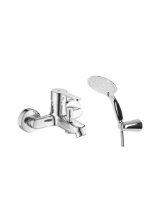 MITIGEUR BAIN AVEC KIT DOUCHE SION CHROME