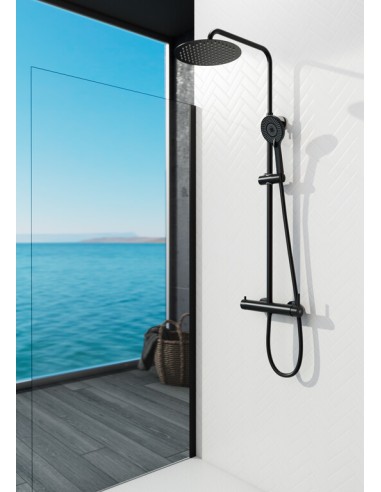 COLONNE DE DOUCHE MITIGEUR INVERTER R NOIR