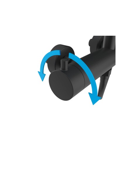 COLONNE DE DOUCHE MITIGEUR INVERTER R NOIR