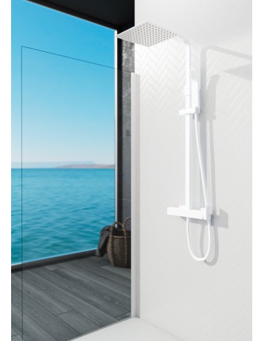 COLONNE DE DOUCHE MITIGEUR INVERTER C BLANC