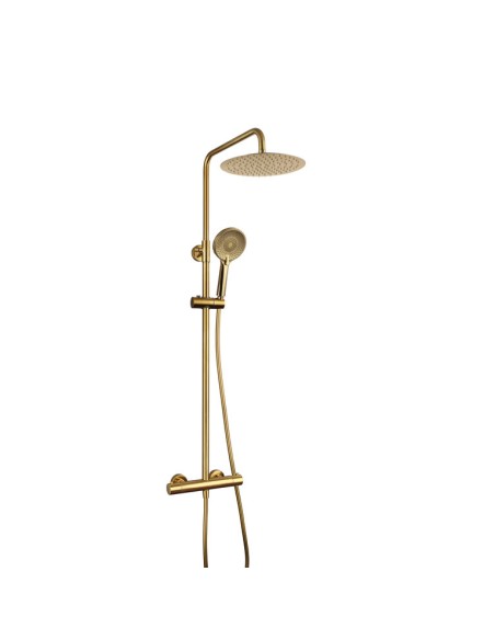 COLONNE DOUCHE THERMOSTATIQUE ELITE ROUND OR