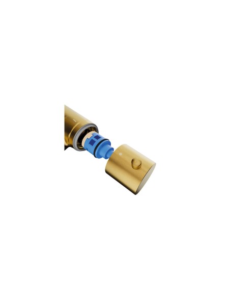 COLONNE DOUCHE THERMOSTATIQUE ELITE ROUND OR
