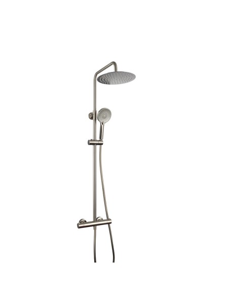 COLONNE DOUCHE THERMOSTATIQUE ELITE ROUND NICKEL