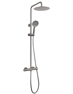 COLONNE DOUCHE THERMOSTATIQUE ELITE ROUND TITANE