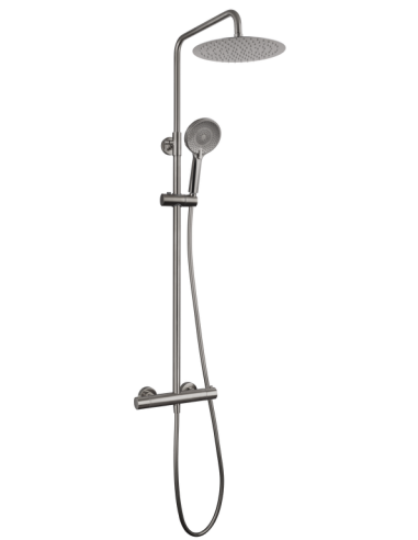 COLONNE DOUCHE THERMOSTATIQUE ELITE ROUND TITANE