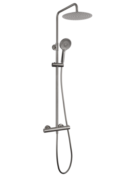 COLONNE DOUCHE THERMOSTATIQUE ELITE ROUND TITANE