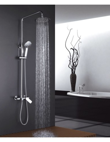 COLONNE DE DOUCHE CASSIO CHROME MITIGEUR