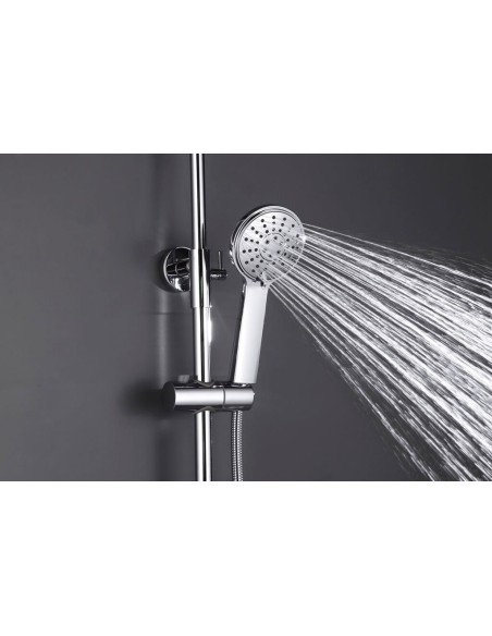 COLONNE DE DOUCHE CASSIO CHROME MITIGEUR