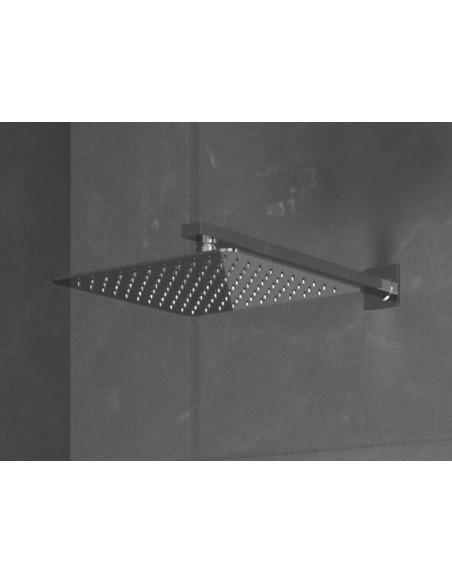 TÊTE DE DOUCHE ACIER INOX CARRÉ 30 CHROME