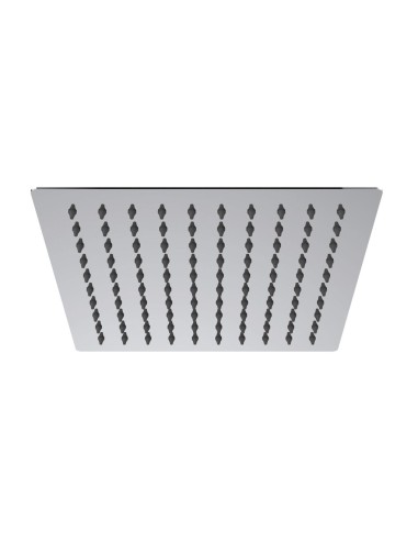 TÊTE DE DOUCHE ACIER INOX CARRÉ 25 CHROME
