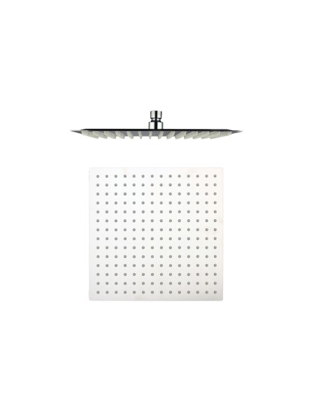 TÊTE DE DOUCHE ACIER INOX CARRÉ 25 CHROME
