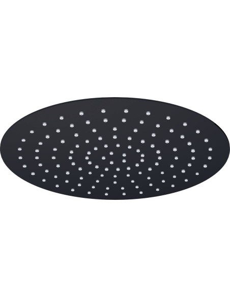 TÊTE DE DOUCHE ACIER INOX ROND 25 NOIR
