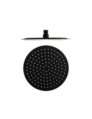TÊTE DE DOUCHE ACIER INOX ROND 25 NOIR