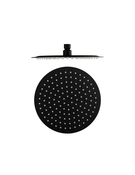 TÊTE DE DOUCHE ACIER INOX ROND 25 NOIR