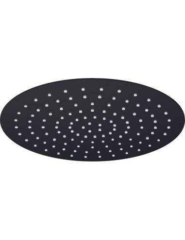 TÊTE DE DOUCHE ACIER INOX ROND 30 NOIR