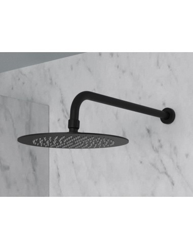 TÊTE DE DOUCHE ACIER INOX ROND 30 NOIR