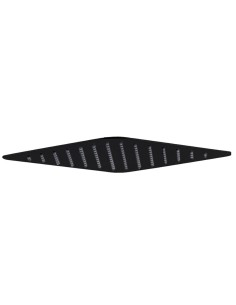 TÊTE DE DOUCHE ACIER INOX CARRÉ 25 NOIR