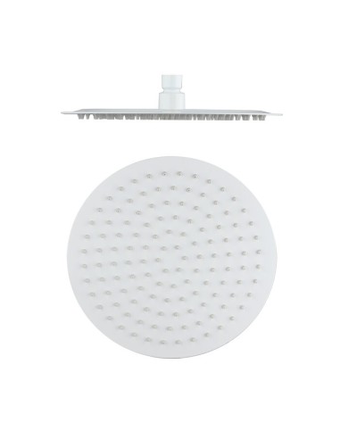 TÊTE DE DOUCHE ACIER INOX ROND 25 BLANC