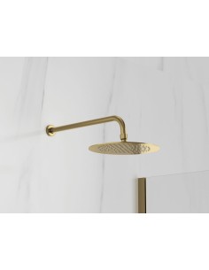 TÊTE DE DOUCHE ACIER INOX ROND 25 OR 2