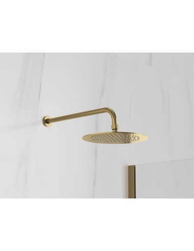 TÊTE DE DOUCHE ACIER INOX ROND 25 OR