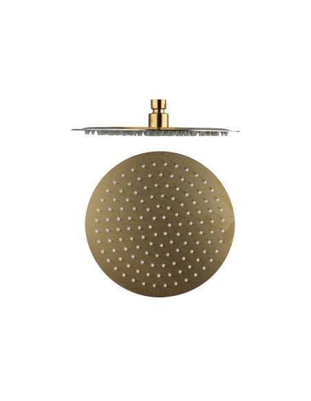 TÊTE DE DOUCHE ACIER INOX ROND 25 OR