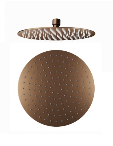 TÊTE DE DOUCHE ACIER INOX ROND 25 CUIVRE