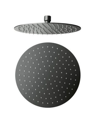 TÊTE DE DOUCHE ACIER INOX ROND 25 TITANE