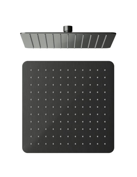 TÊTE DE DOUCHE ACIER INOX CARRÉ 25 TITANE