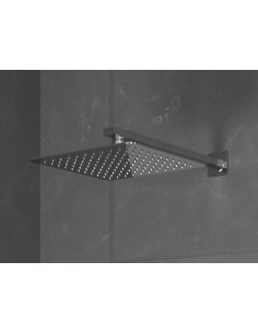 BRAS DE DOUCHE CARRÉE A MURAL CHROME 2