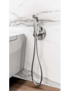 BIDET ENCASTRE ROUND CHROME 2