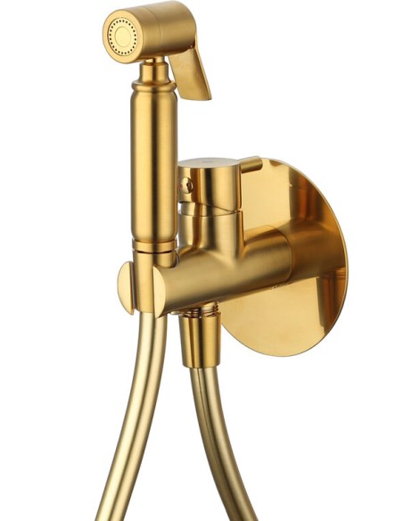 BIDET ENCASTRE ROUND OR BROSSE