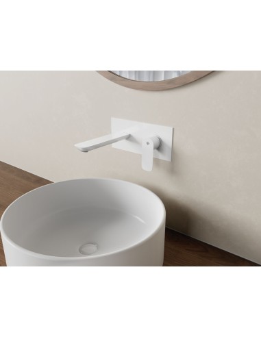 ENSEMBLE ENCASTRE LAVABO CASSIO BLANC