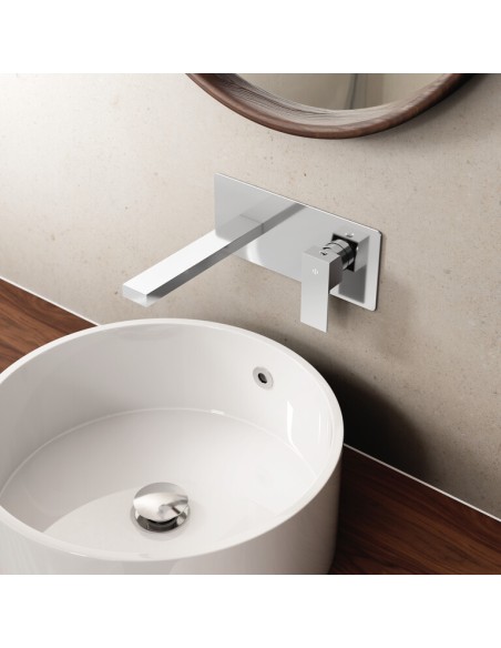 ENSEMBLE ENCASTRE LAVABO ORION CHROME