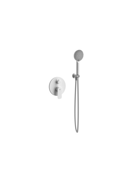 ENCASTRE DOUCHE MITIGEUR ROUND BLANC