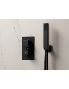 ENSEMBLE ENCASTRE 2/3 FONCT. THERMOSTATIQUE ORION NEGR 2
