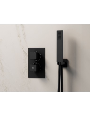 ENSEMBLE ENCASTRE 2/3 FONCT. THERMOSTATIQUE ORION NEGR